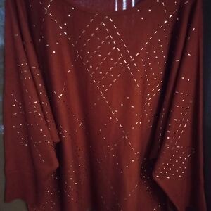 Elegant Brown Women's Sweater